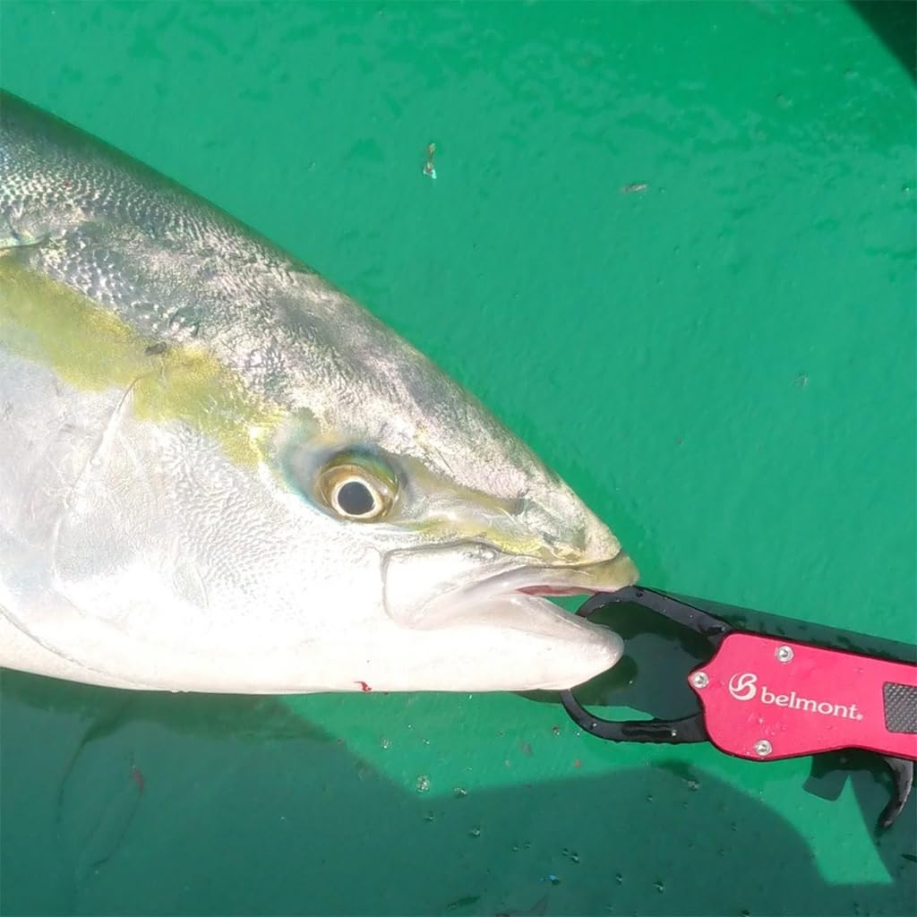 Belmont MR-007 Fish Grip Mini - Pince à Poisson En Aluminium Rouge - 158mm