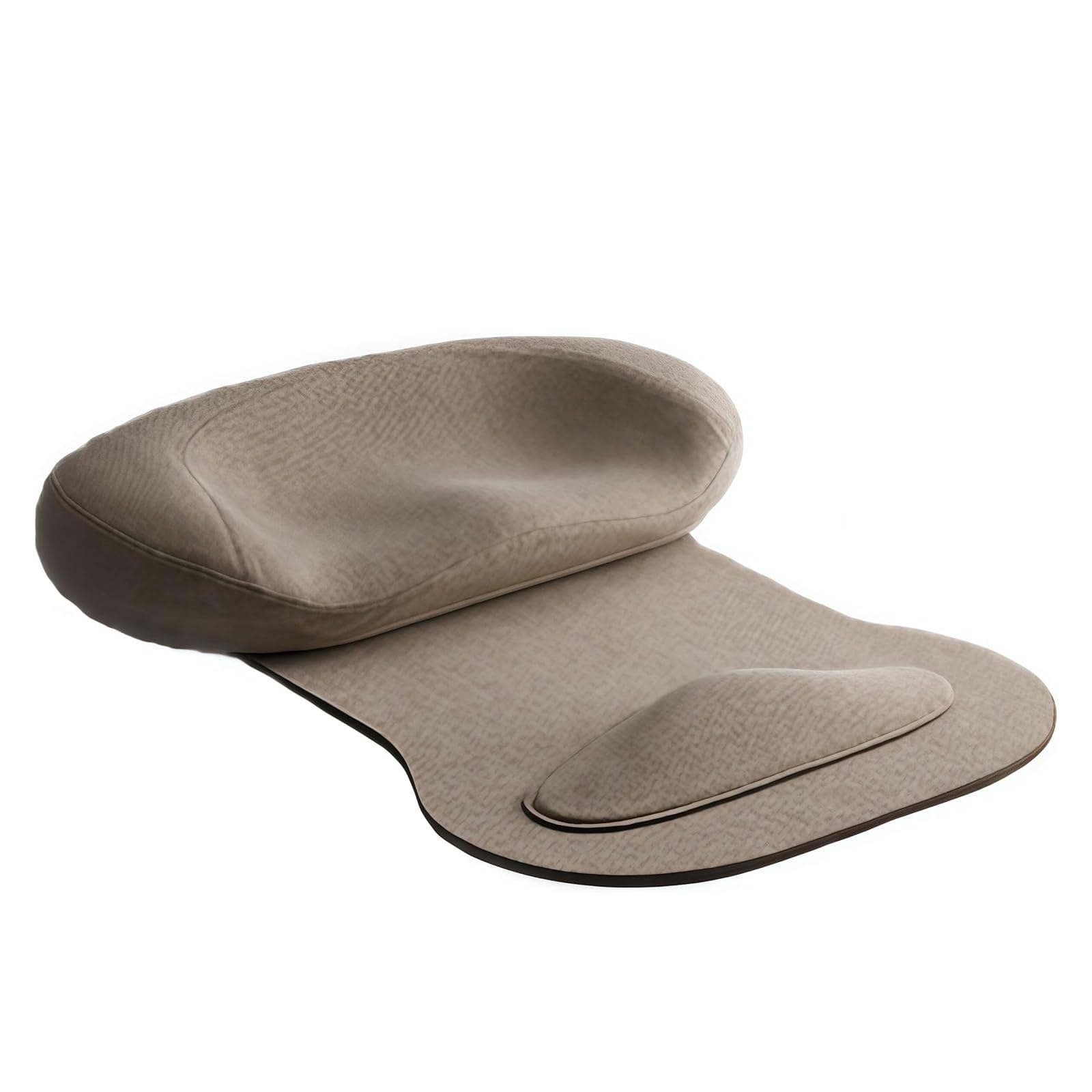 Set di cuscino e tappetino da meditazione pieghevoli, design ergonomico per supporto suddiviso in zone, fibbia magnetica per apertura e chiusura rapida, allevia intorpidimento e dolore