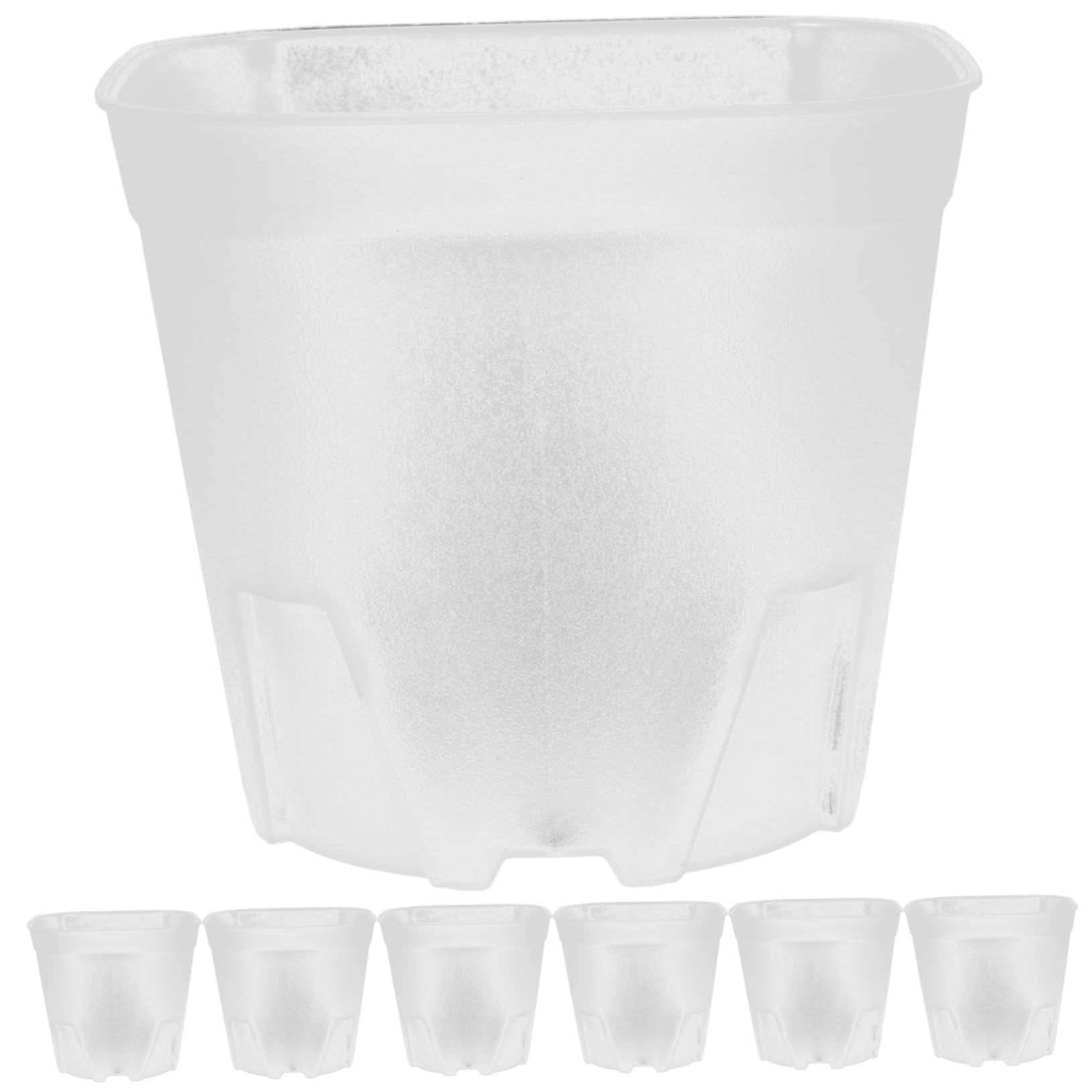 Pots de fleurs transparents UPKOCH pour éviter le pourrissement des racines