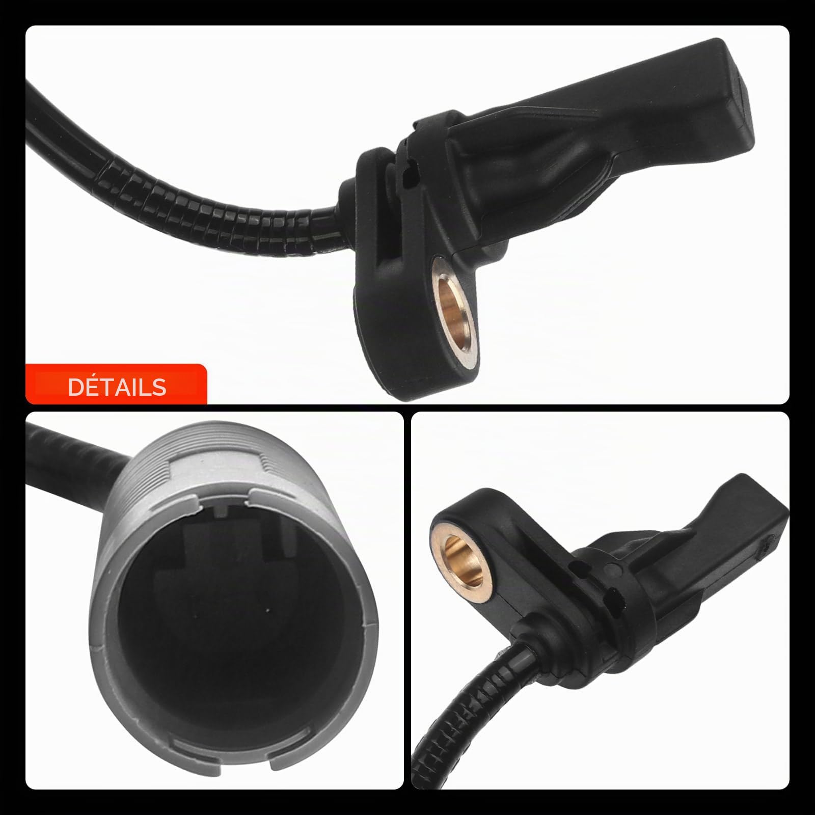 Frankberg 2 capteurs de vitesse de roue ABS avant 34526760424 | Compatible avec: Série 1 Cabriolet E88, Série 1 E81, Coupé Série 3 E92, Série 3 Touring E91, Série 3 Cabriolet E93