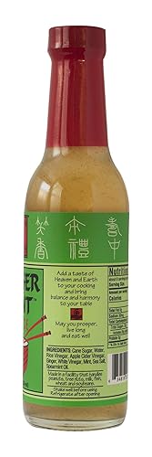 Miniatura 4 de Heaven and Earth - Salsa de jengibre y menta - Salsa de menta, jengibre y picante con un ligero acabado dulce para sumergir, aderezo de ensalada,