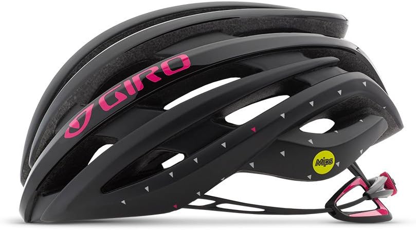 Giro Ember MIPS Womens Road Cycling Helmet - Matte Black/Bright Pink (Discontinued), Small (51-55 cm)