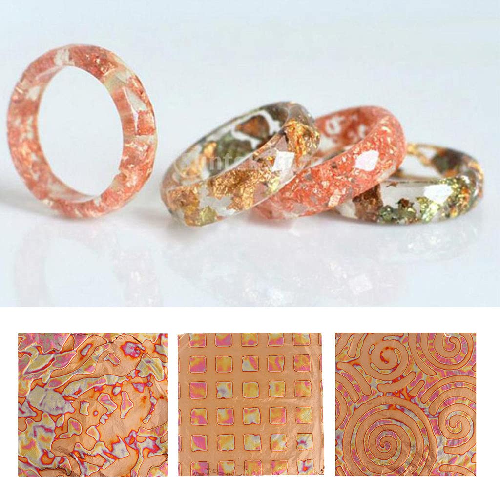 Harilla 25 Sheets Variegated Sheets, Paper for DIY, Crafts, Decor, 5.5 X 5.5 Inch, Pattern 1