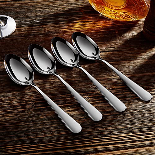 Keawell 24 Piece Premium Louise Forks And Spoons Silverware Set, 18/10 Stainless Steel, Mirror Polished, Dishwasher Safe #TOP4