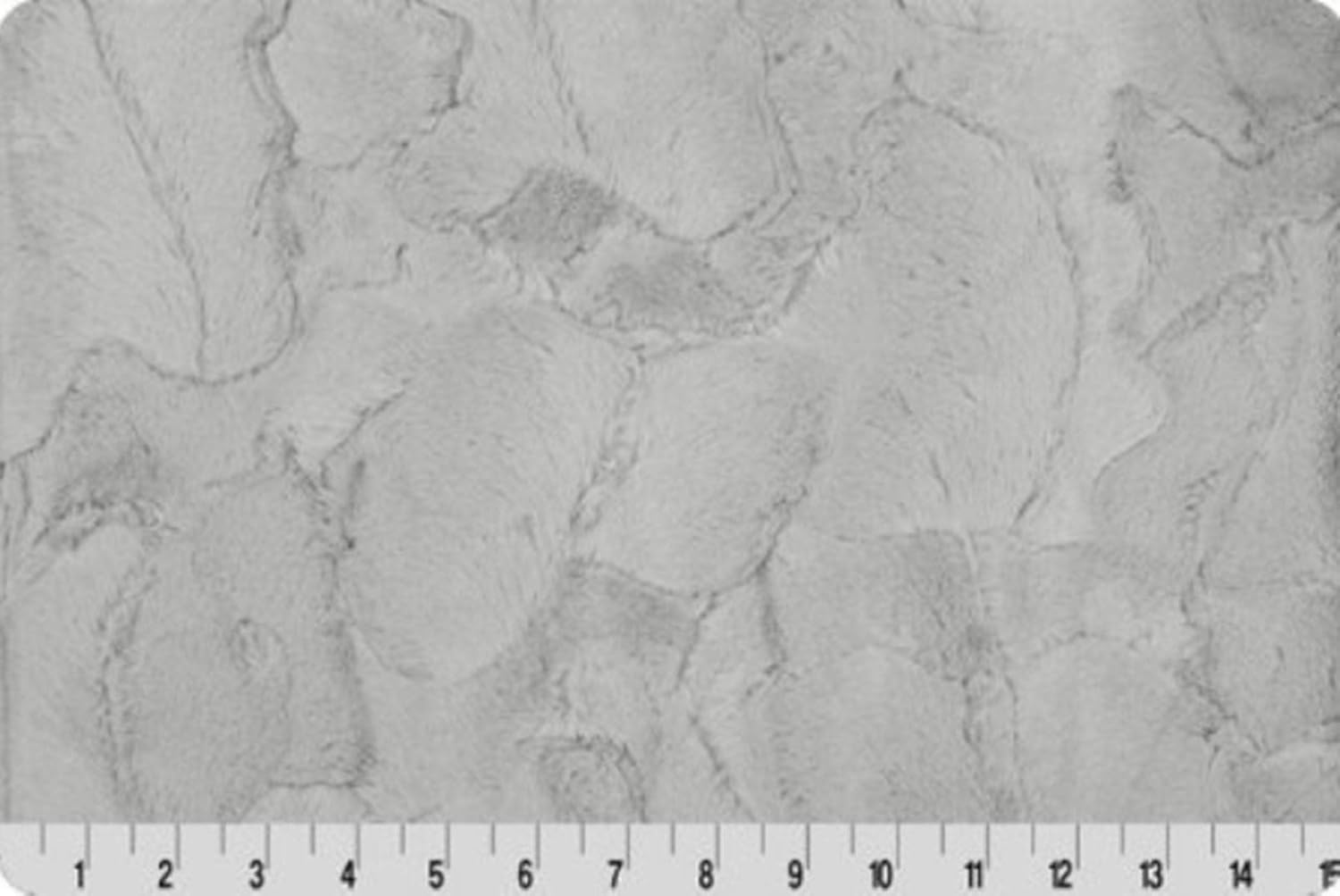 Luxe Cuddle Cut 2yd Hide Silver