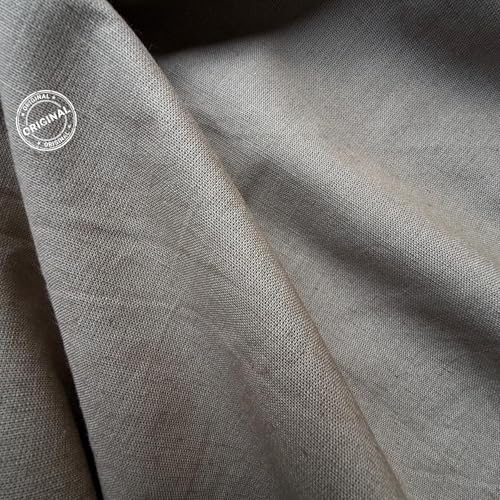 Image of Premium Cotton Flex Fabric for Sewing & Dressmaking | Soft, Breathable, Durable Material | Ideal for Kurtis, Shirts, Dresses, Home Decor & Crafts (Grey, 3.5 Meters)