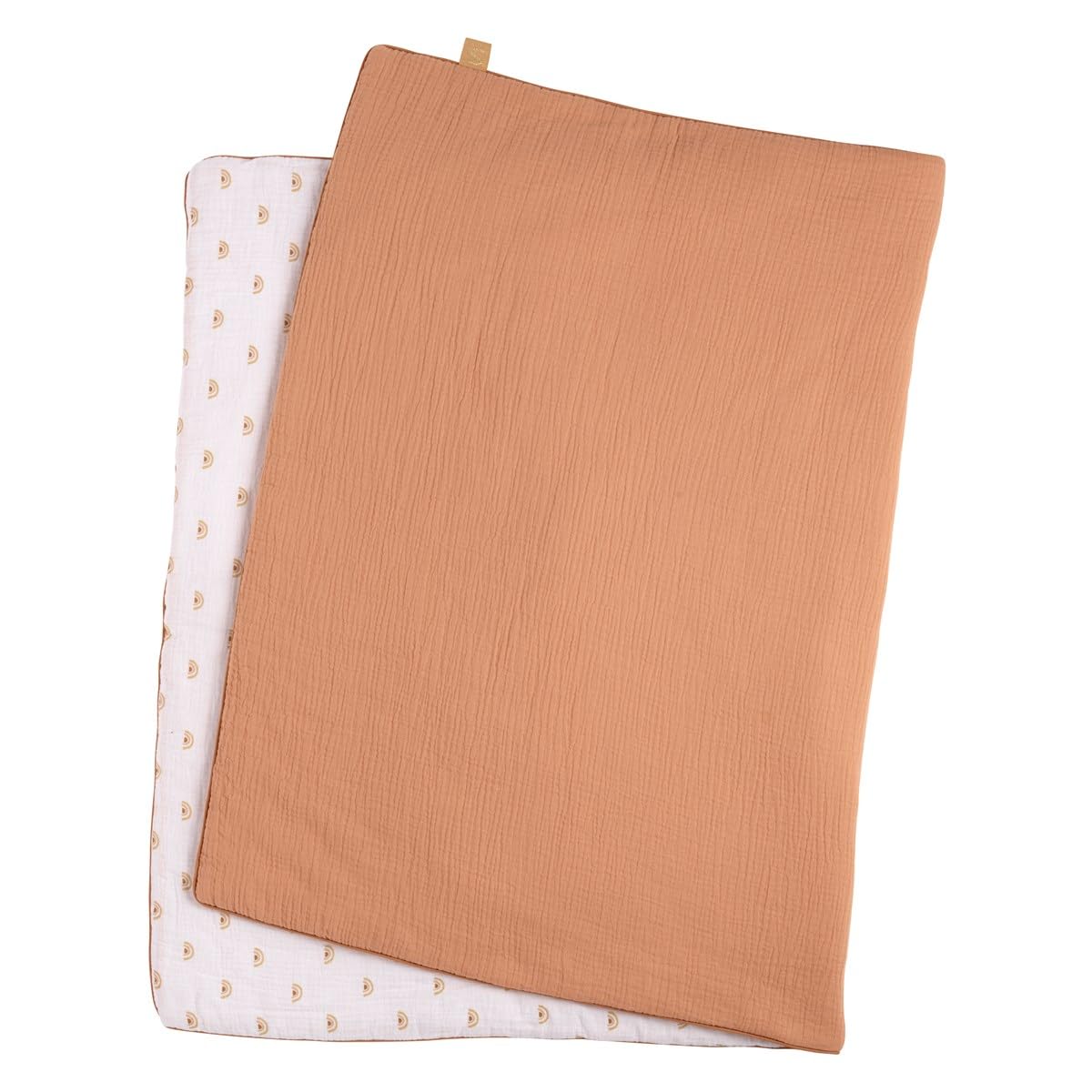 Sauthon Tagesdecke Decke für Babybett, 90 x 140 cm, aus Baumwolle, Weiß
