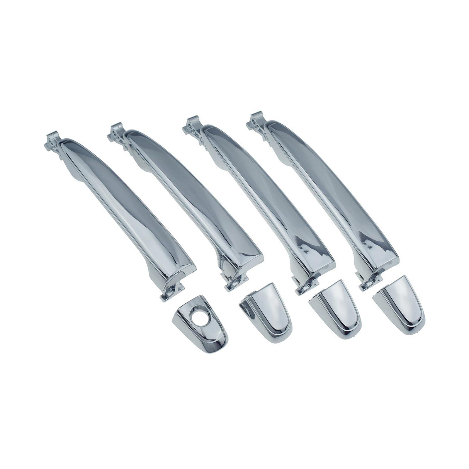 Trxjjvm for Toyota for Alphard for Camry for Highlander for Tacoma for 4Runner Front Rear Left Right Exterior Door Handle car Exterior Door Handle(4pc a kit)