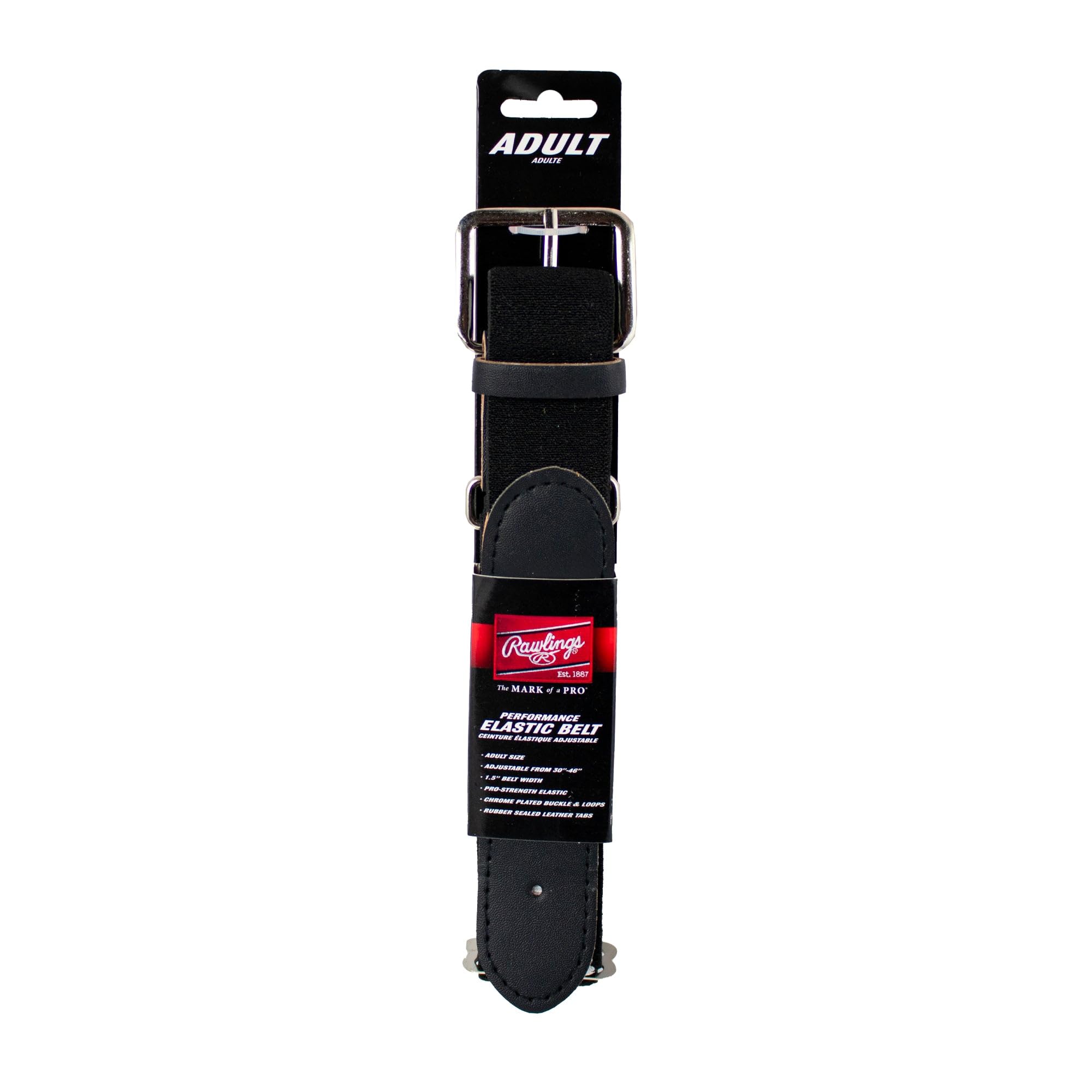 Rawlings | Elastic Game Day Belt | Baseball/Softball | Adult/Youth | Multiple Colors