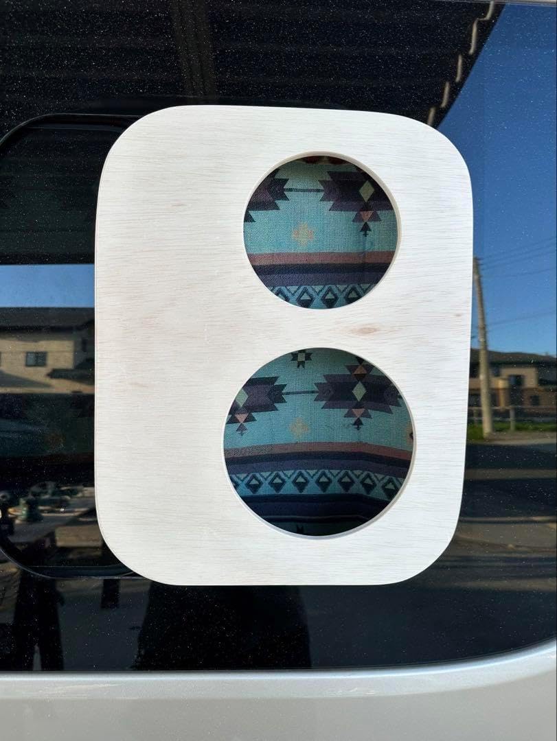 エコフローwave2専用 ダクトパネル 運転席側小窓用 未塗装 エコフロー