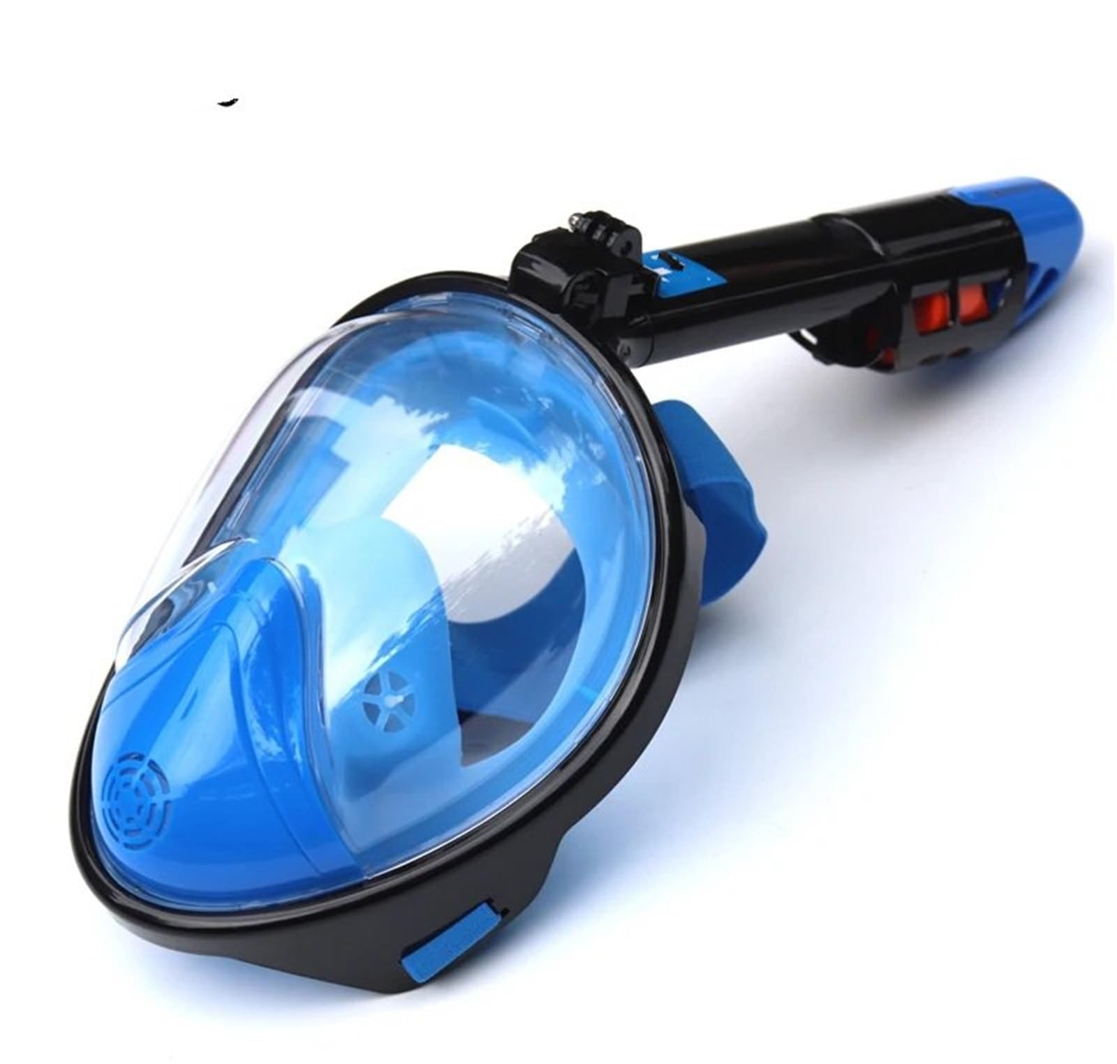 Maschera da Snorkeling Maschere da Snorkeling integrali con Vista panoramica, antiappannamento e antiperdita, per Nuoto, Snorkeling, subacquee Maschera Subacquea(Regular- Green,S/M)