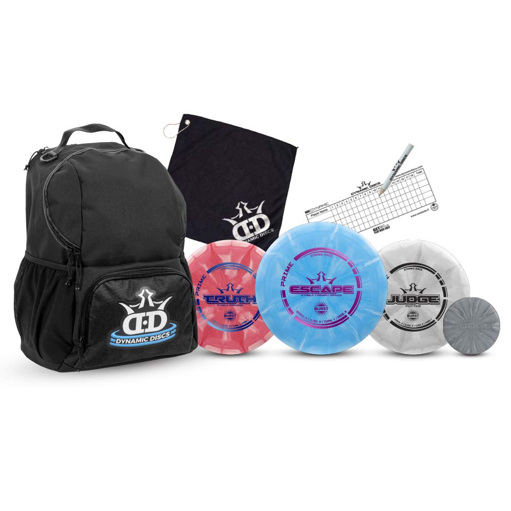 dynamic discs prime burst disc golf starter set