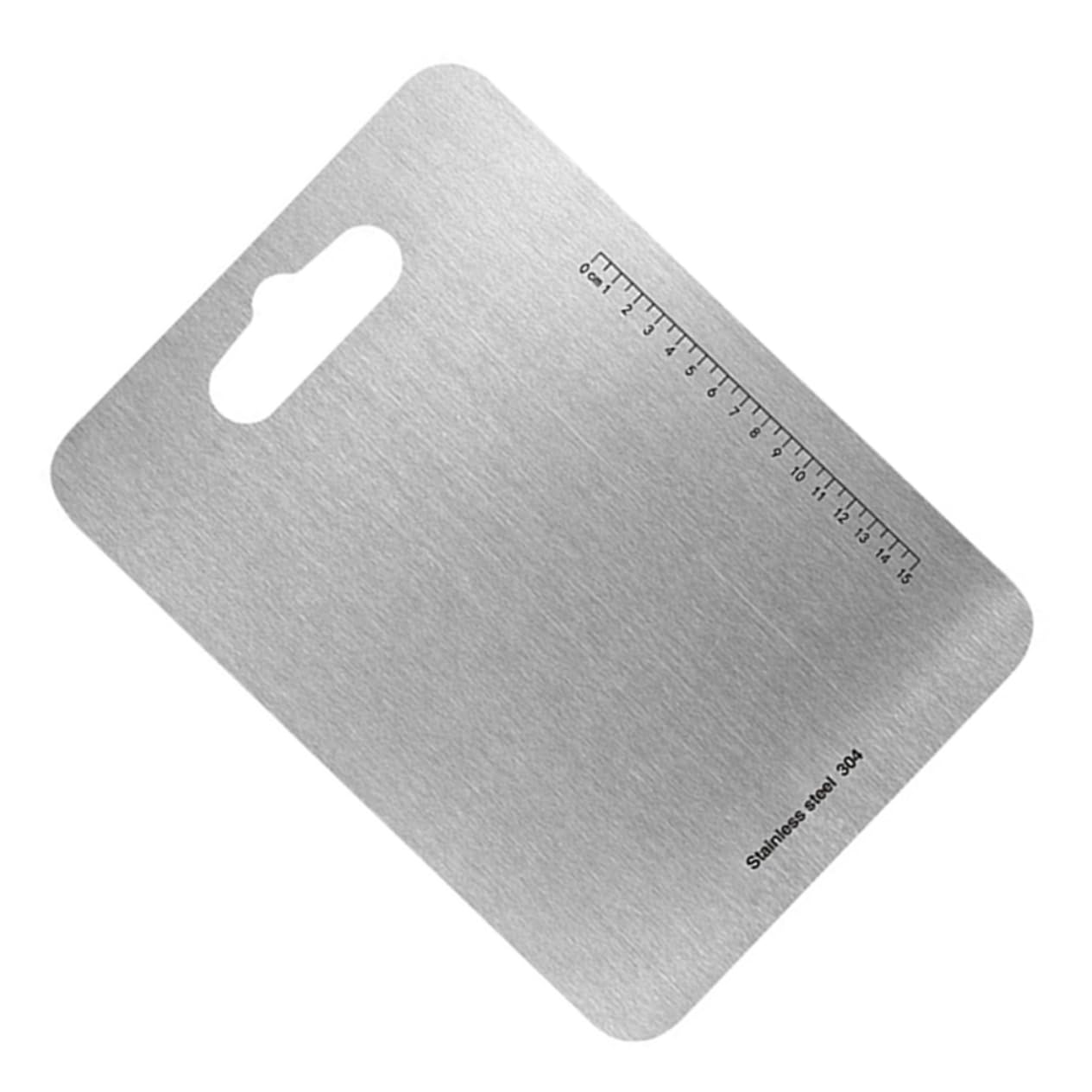 Tagliere in Acciaio Inox Rettangolare 304, Resistente All'usura