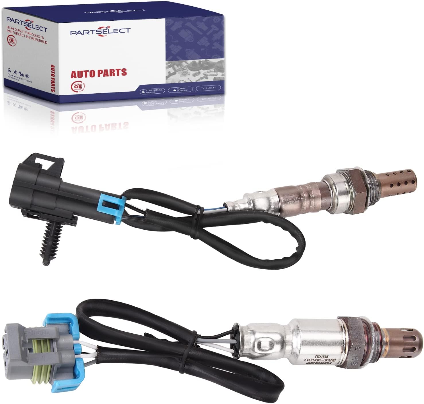 2PCS 234-4242 234-4530 Oxygen O2 Sensor Upstream Downstream Replacement for Chevy Malibu 2008-2010 Equinox Captiva Sport for GMC Terrain 2010-2014 for Saturn Vue Sky for Pontiac G6 2.4L