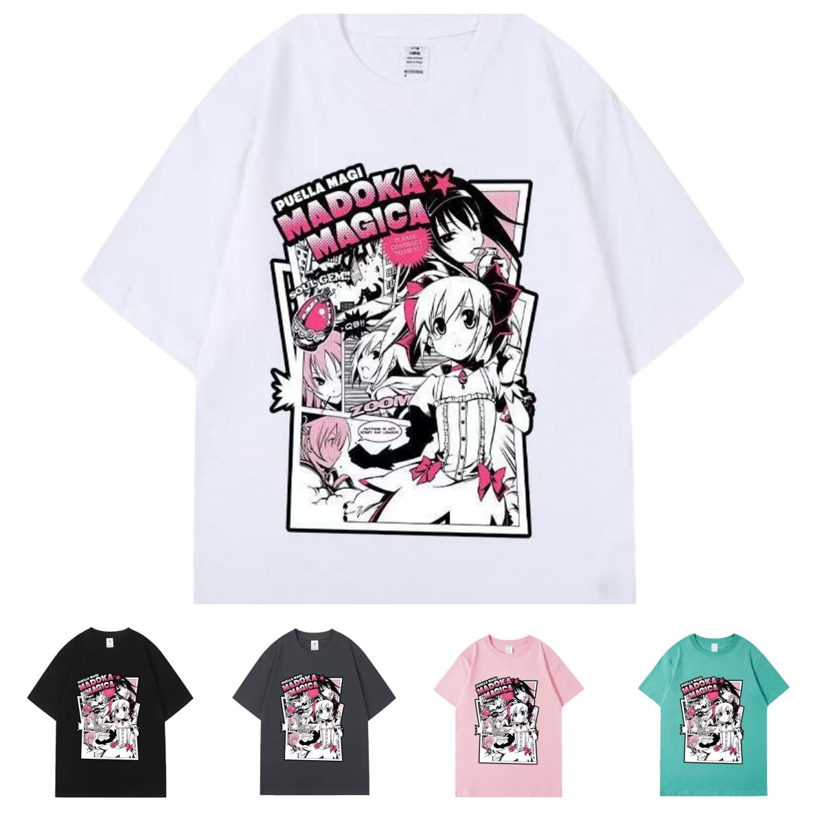 魔法少女まどかマギカ まどマギ 鹿目まどか 暁美ほむら Tシャツ