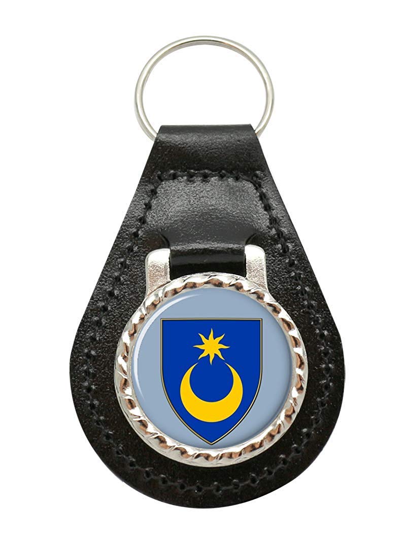Portsmouth (England) Leather Key Fob