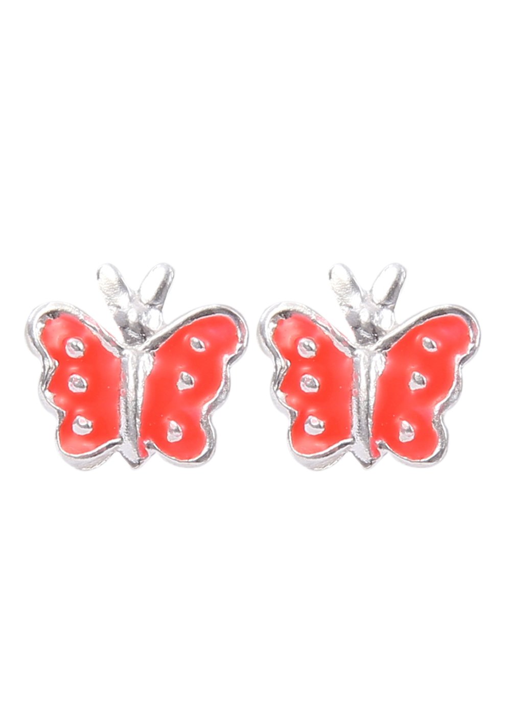 Abhooshan Pure 925 Sterling Silver Cute and Elegant Enamel Small Butterfly Studs Earrings for Girls Kids Jewellery Allergy free Stylish. Gift for Sister Kids Friend Children (Orange) (B00XJJRLHY) Amazon Price History, Amazon Price Tracker