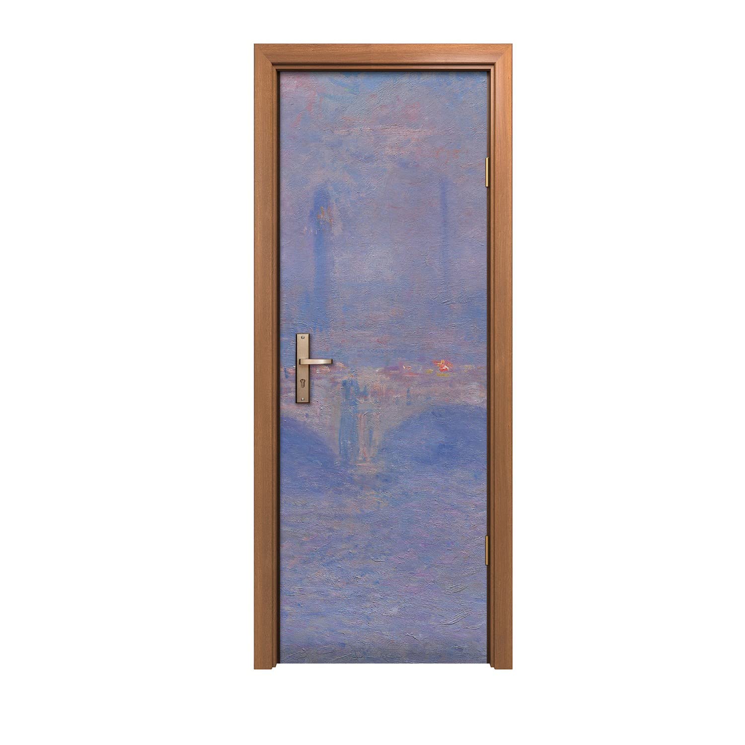 Autocollant de porte pour masquer les imperfections décoration Bridge Waterloo 70x200