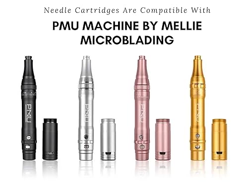 Miniatura 3 de M - 10 cartuchos de aguja de maquillaje permanente para máquina de maquillaje permanente inalámbrica 3RL3R3P  Polvo degradado cejas Microblading