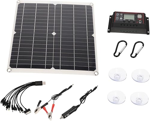 UKCOCO 1 Unidades de paneles solares Panel de energía solar Panel solar Banco de energía solar Kits de panel solar Cargador de batería solar