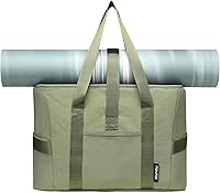 Vista 9 de MOYAQI Gym Bag for Women with Zipper, Nurse Work Tote with Compartments, Womens Beach Yoga Bag for Sport, Travel