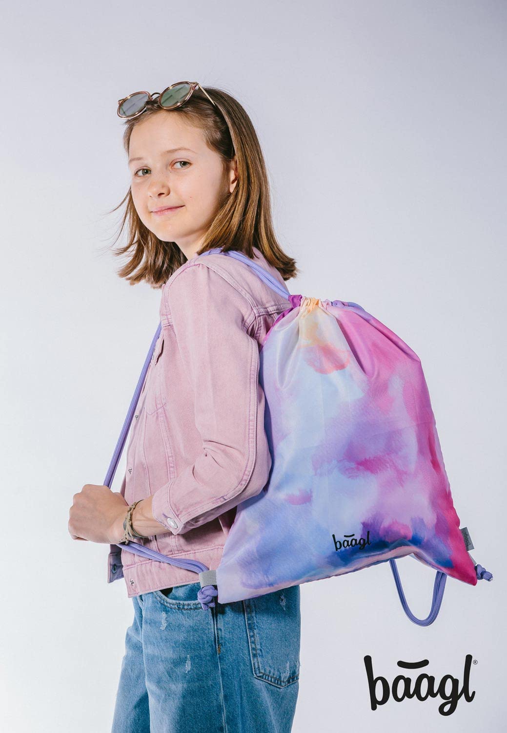Baagl Schulrucksack Set Mädchen 3 Teilig, Schultasche für Grundschule Volksschule, Grundschule Ranzen mit Brustgurt, Ergonomischer Schulranzen (Painting)