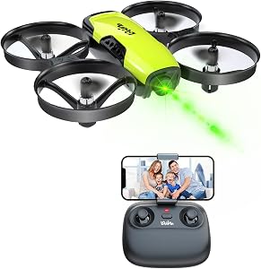 Loolinn | Drones for Kids Gift with Camera - Mini Drone with Adjustable Camera, Photos and Videos, Safe for Kids, Easy to Fly, 21 Minutes Flight Time, Include Three Batteries (Gift for Kids)