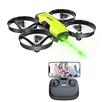 Loolinn | Drone con Telecamera per Bambini Regalo (8+) – Mini Drone, Droni Telecomandati con Telecamera Orientabile, Sicuro Da Far Volare, 3 Batterie Incluse, C0 (Regalo per Bambini e Bambine)