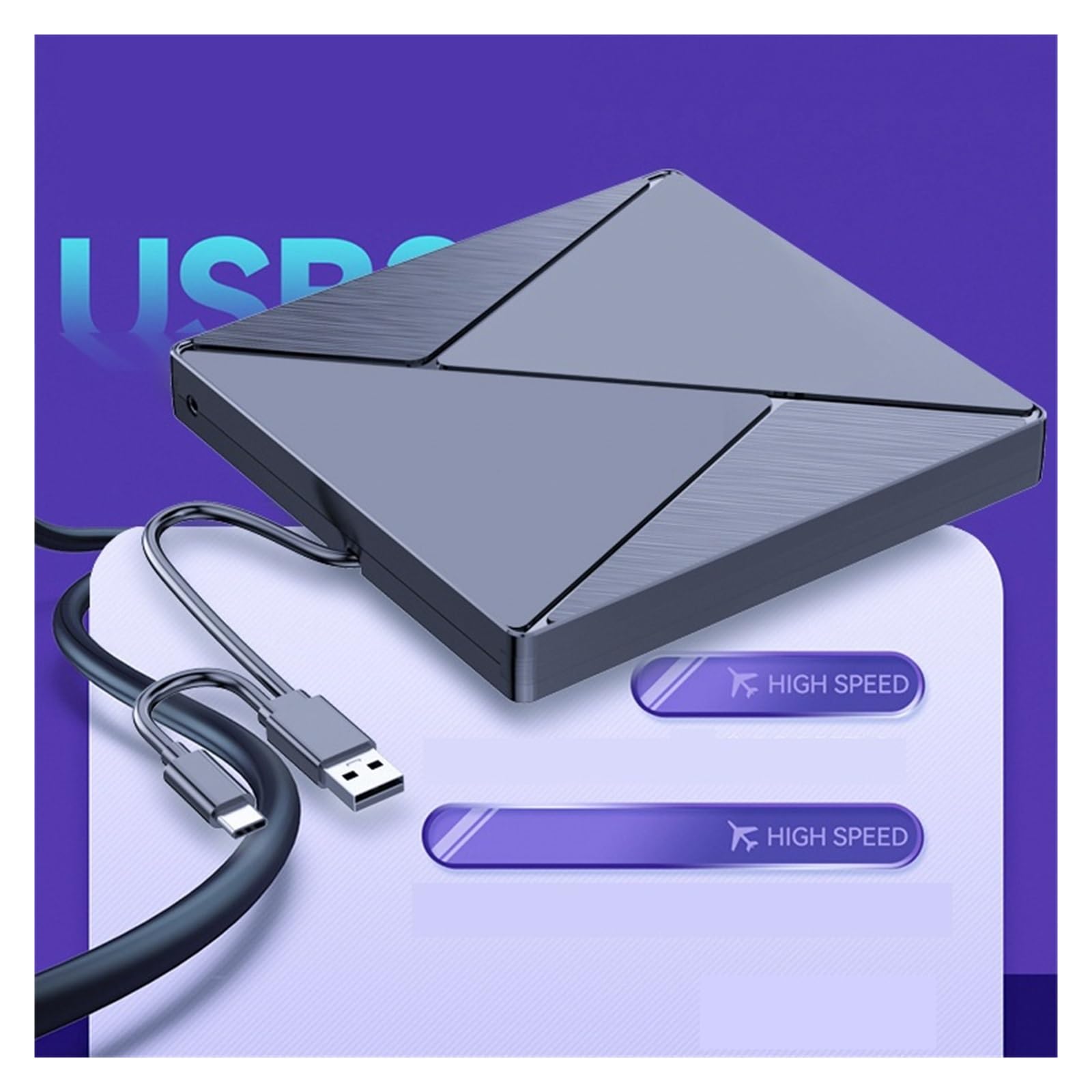 Lettore Dvd unità Ottica Esterna USB 3.0 Esterna Masterizzatore Dvd Computer Desktop Portatile unità Ottica Mobile USB Esterna(SC-CD04)