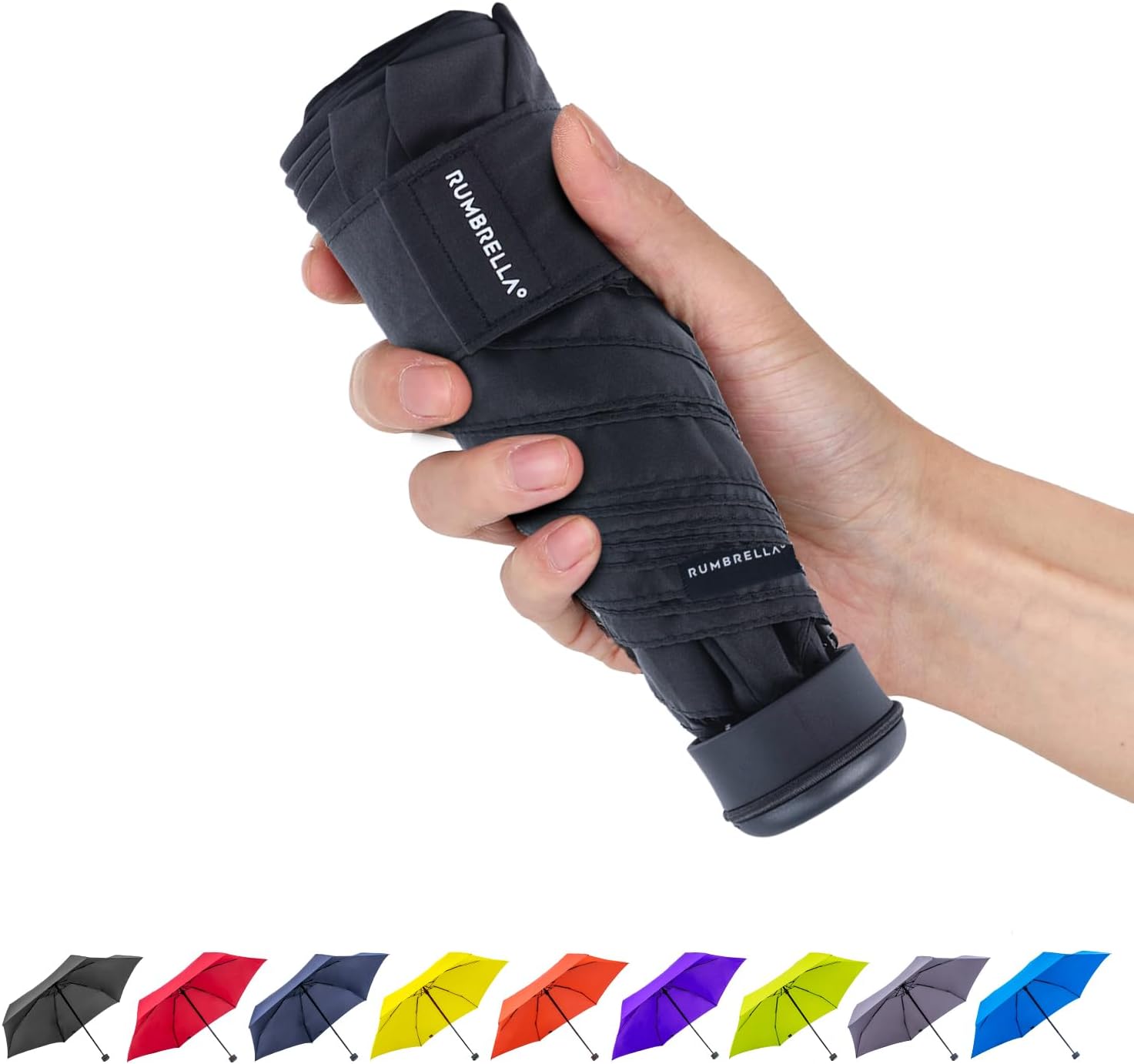 UV Travel Umbrella with Shopping Bag Mini Umbrella Fast Dry and Ultra Lightweight