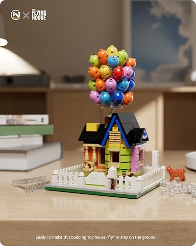 Miniatura 3 de Nifeliz Juego de construcción de casa voladora para niños y adultos, bloque de construcción creativo, juguetes para niñas para regalos de Navidad y