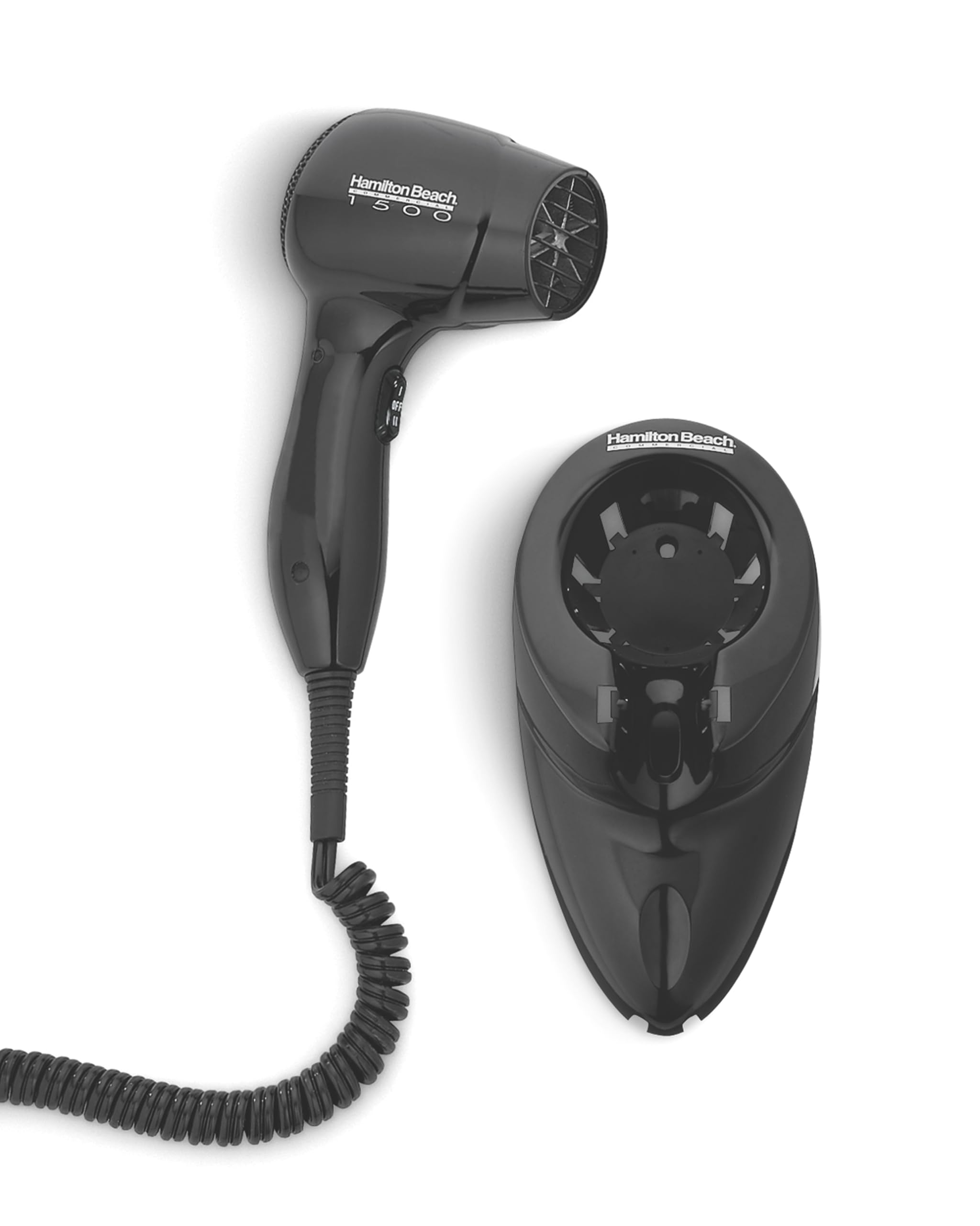 Hamilton Beach Commercial Wall-Mounted Hair Dryer, 1500 Watts