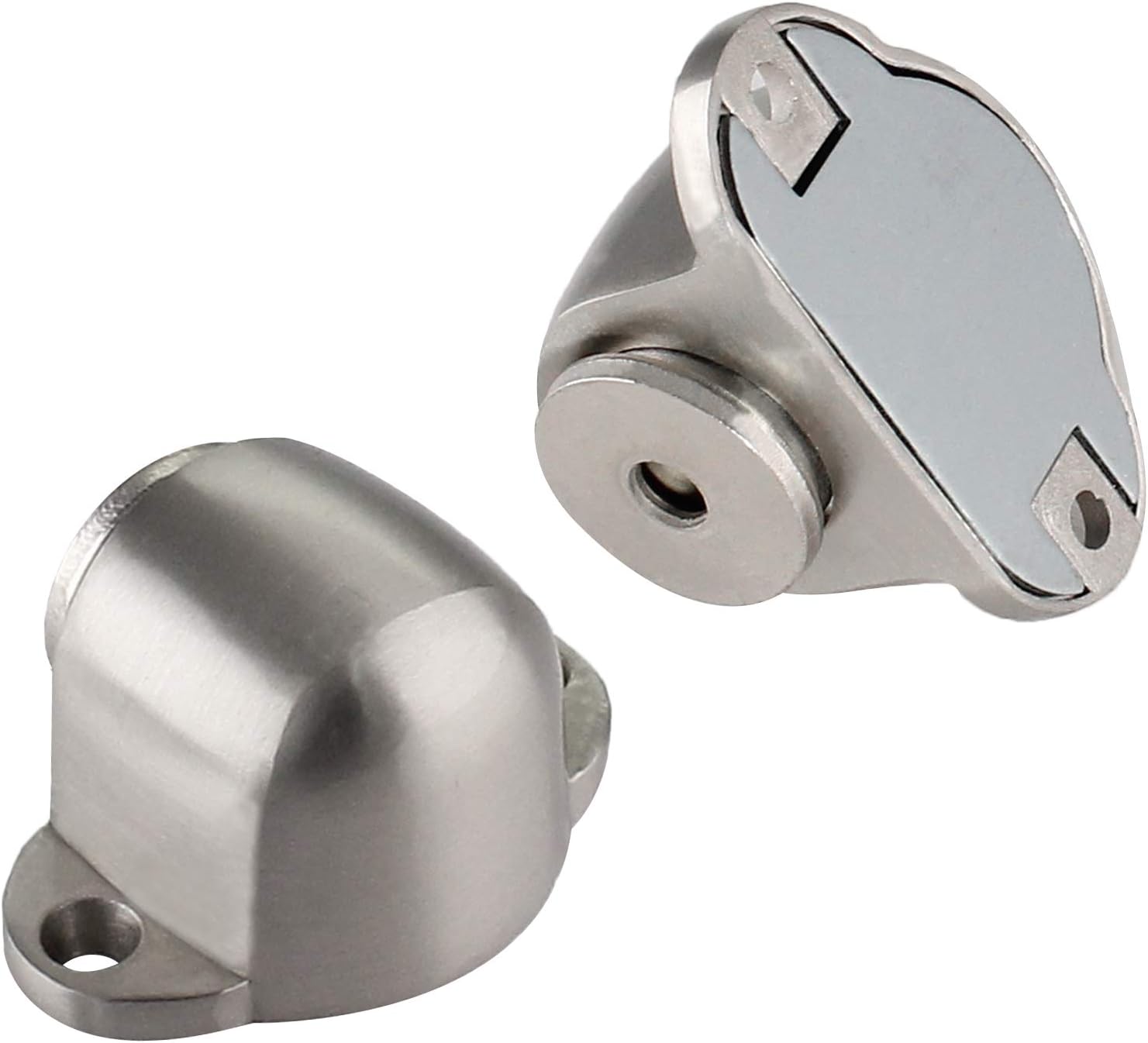 Jiozermi Magnetic Door Stop Catch, 2 Pack, Brushed Finish image 2