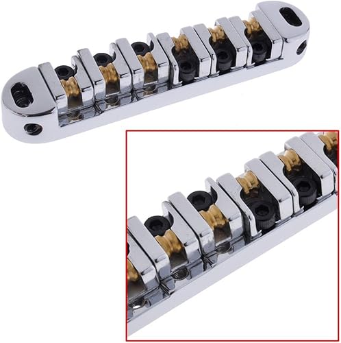 Miniatura 7 de JD.Moon Puente de sillín de rodillos ABR-1 Tune-o-matic Puente de cola para guitarra Les Paul (dorado)