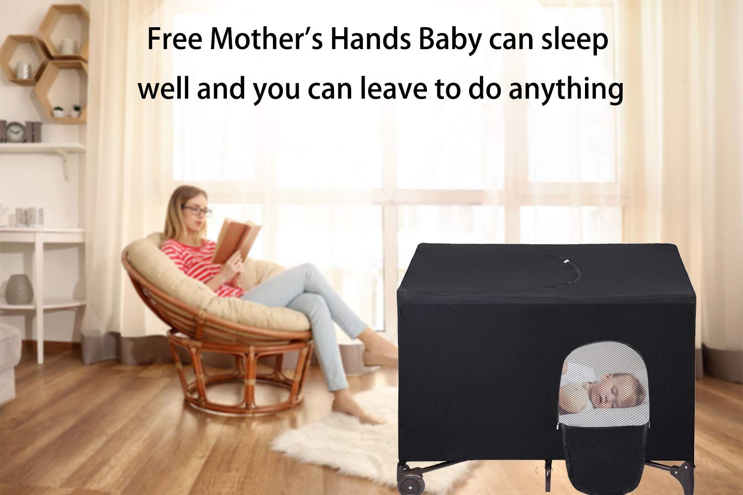 爆安プライス SnoozeShade Pack N Play Crib Canopy and Tent Breathable Netting