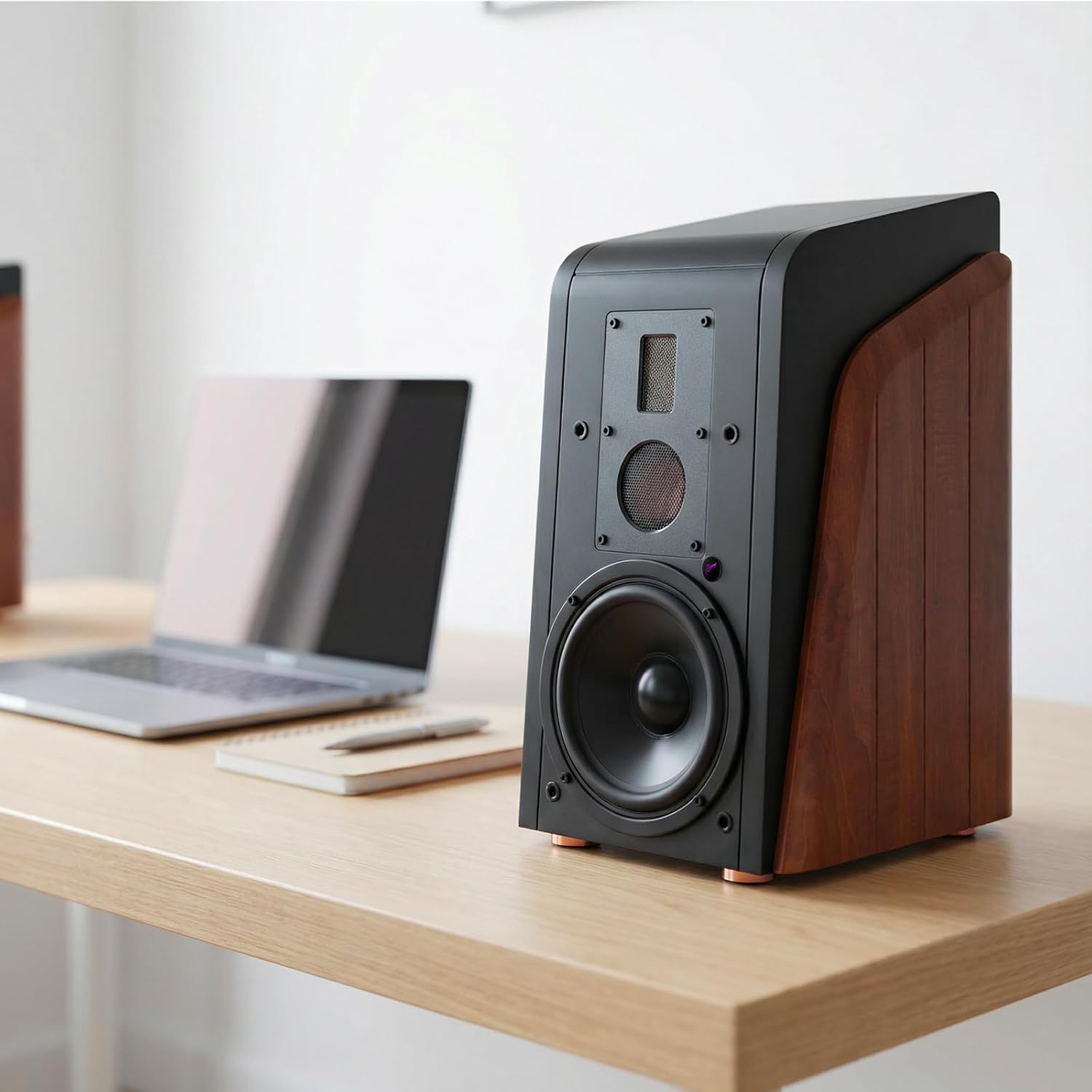 HiVi-Swans M300MKII Bluetooth& WiFi Bookshelf Speakers, 360W RMS Studio Monitors 3 Way Audiophile Speakers, Hi-Res Sound 6.5" Woofer Home Speakers for Desktop PC/TV/Turntable - Image 7