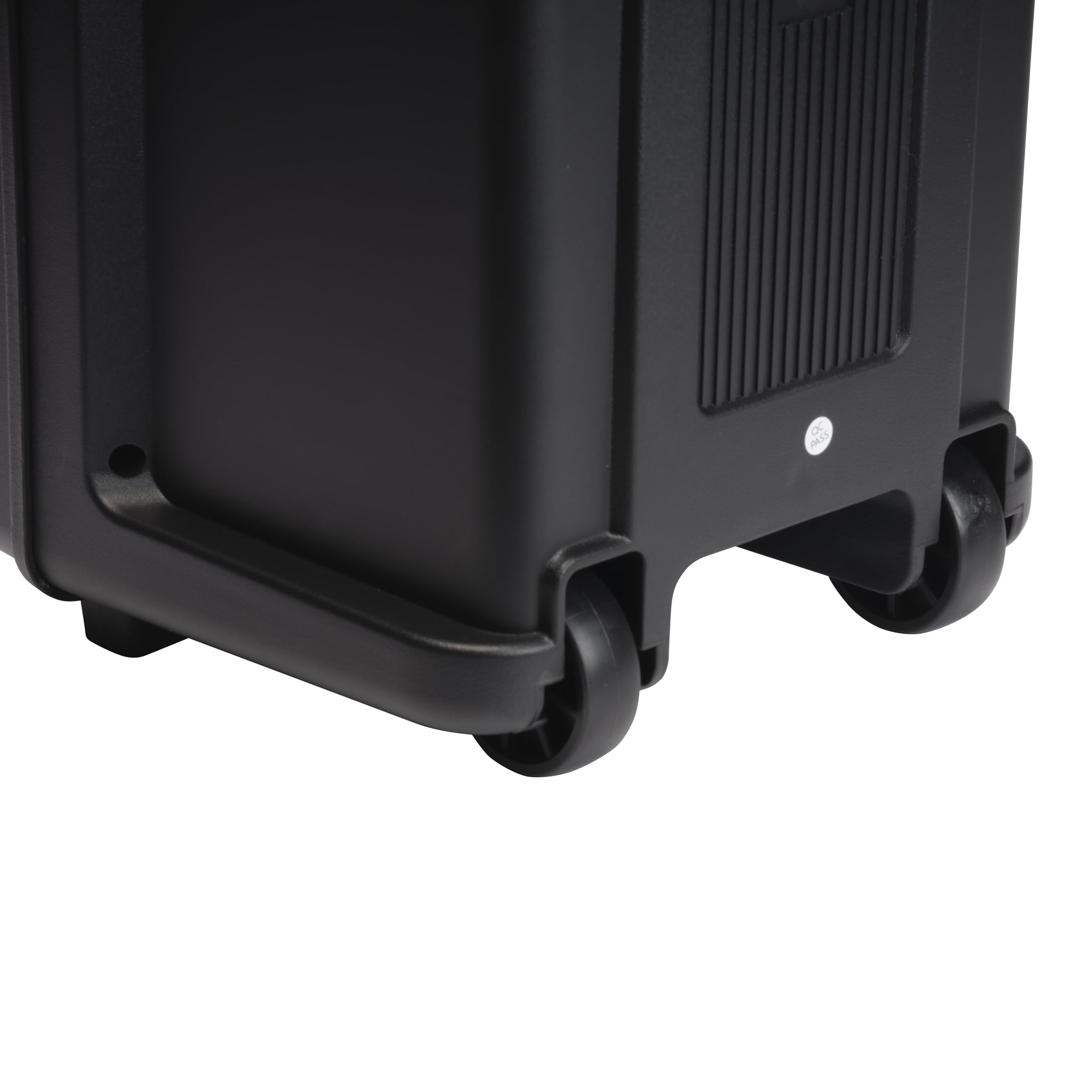 Denver TSP-307 - Bluetooth Party Lautsprecher mit Mikrofon und Akku - 120W Karaoke Box mit RGB LED Licht, 8 Zoll Woofer, Trolley Speaker mit Rollen, USB MicroSD AUX Eingang (25 x 41 x 21 cm) | 120W Karaoke Box, RGB LED Licht, 8 Zoll Woofer, Trolley mit Ro
