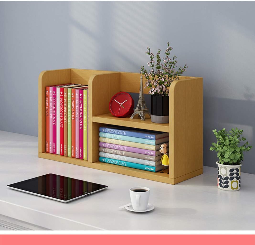 卓上収納　コンパクト　木製　本棚　デスク上置棚　書類/フォルダー/本立てr 卓上収納 コンパクト 木製 本棚 デスク上置棚 書類/フォルダー/本立てr