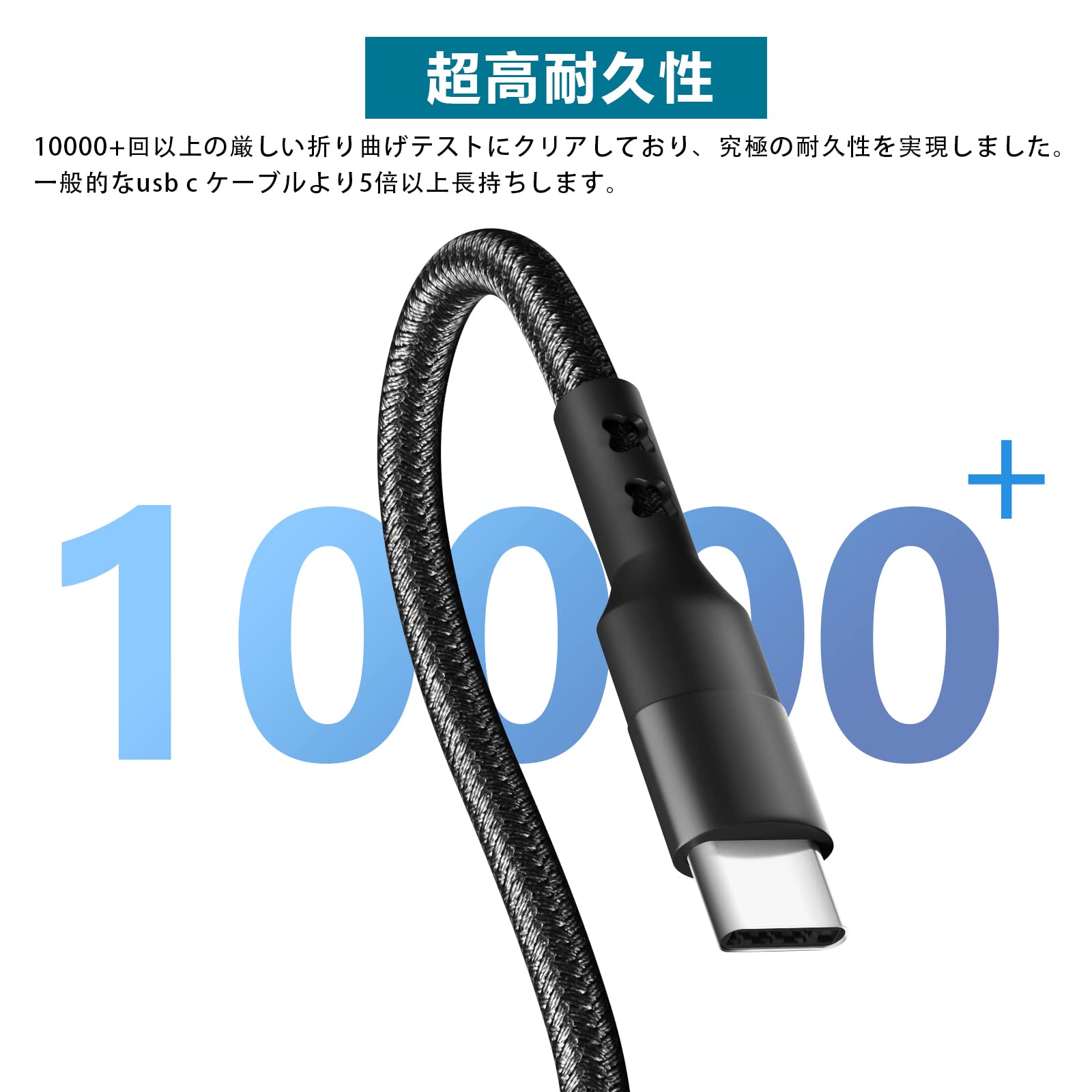 Amazon.co.jp: USB Type C ケーブル0.5m【1本セット】Suptopwxm【PD 
