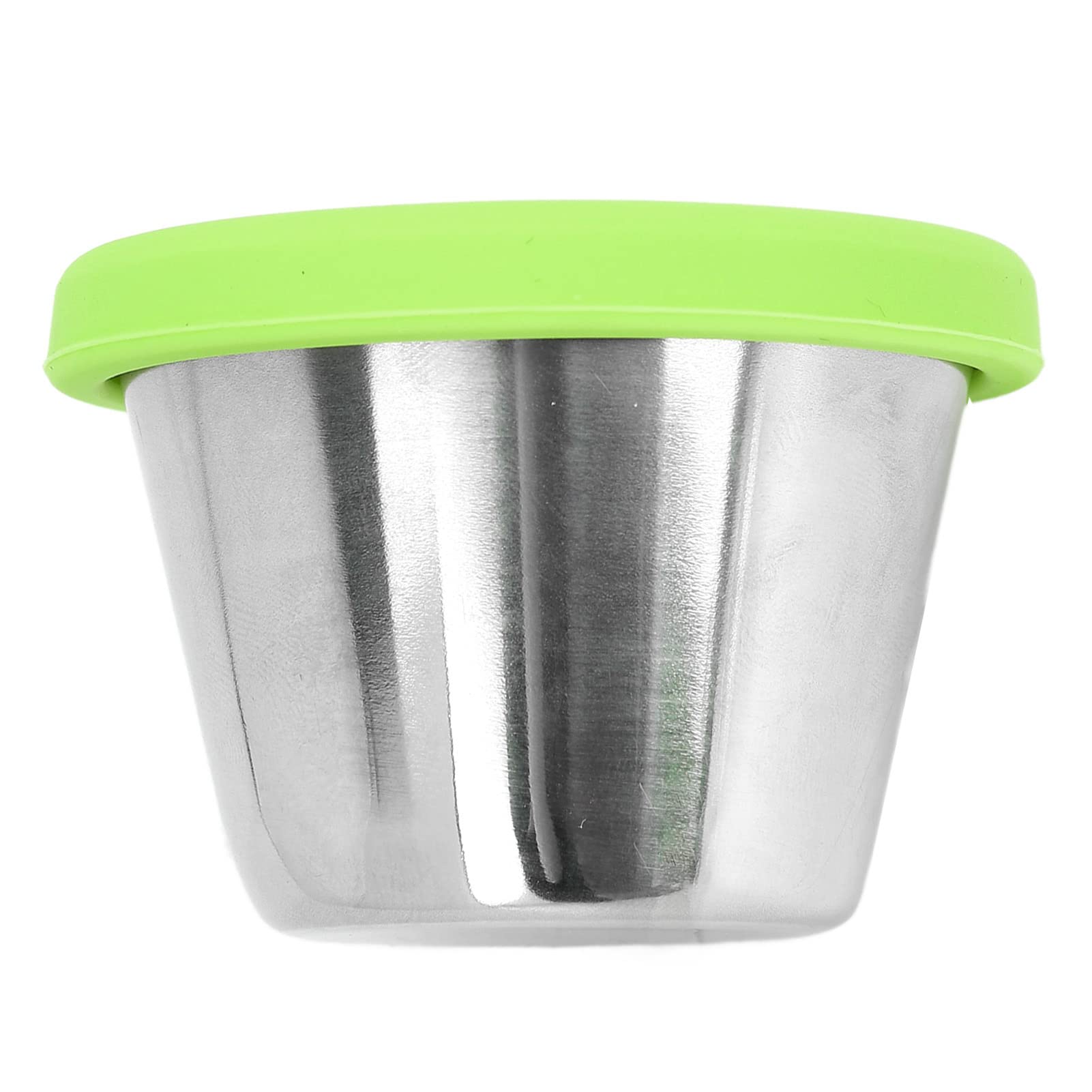 Essential Oil Container, 70ml Stainless Steel Salad Dressing Container for Travel for Beauty Salon (Green Lid)