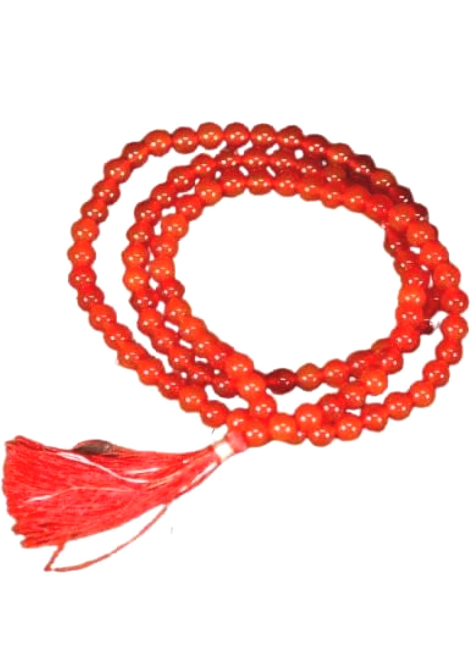 Red Pearl Round Quartz Natural 6MM Long Pearl Moti Mala Saccha Moti Statement Round One Layer Necklace With Red Fugaa For Girl and Women (B0DFTSR1SP) Amazon Price History, Amazon Price Tracker