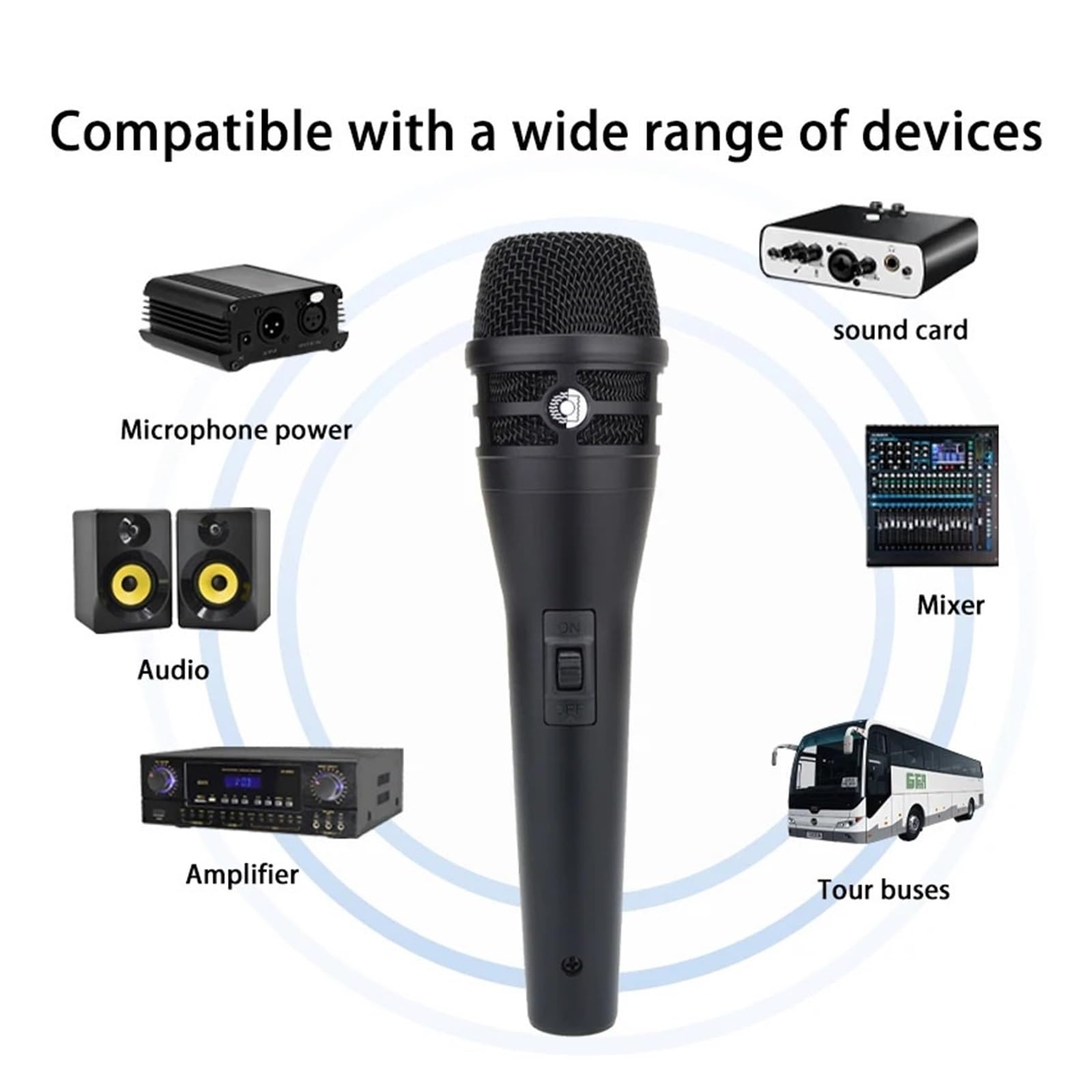 Micrófono Dinámico KSM8 De Metal, Vocal En Forma Corazón, Adecuado For Escenario/Banda/Karaoke, Grabación con Cable Compatibilidad Universal