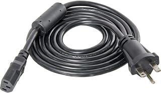 Power Cord For Phantom, Phantom DE, and Xtrasun Ballasts, 8', 240V, w/Ferrite Ring AWG 16/3