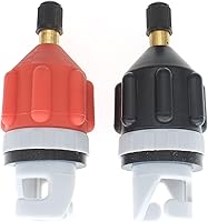 Vista 3 de FDXGYH 2 Pcs SUP Pump Adaptor Air Pump Converter Air Valve Adapter Conventional Pumping Head Connector for for Inflatable Kayak Stand Up Paddle