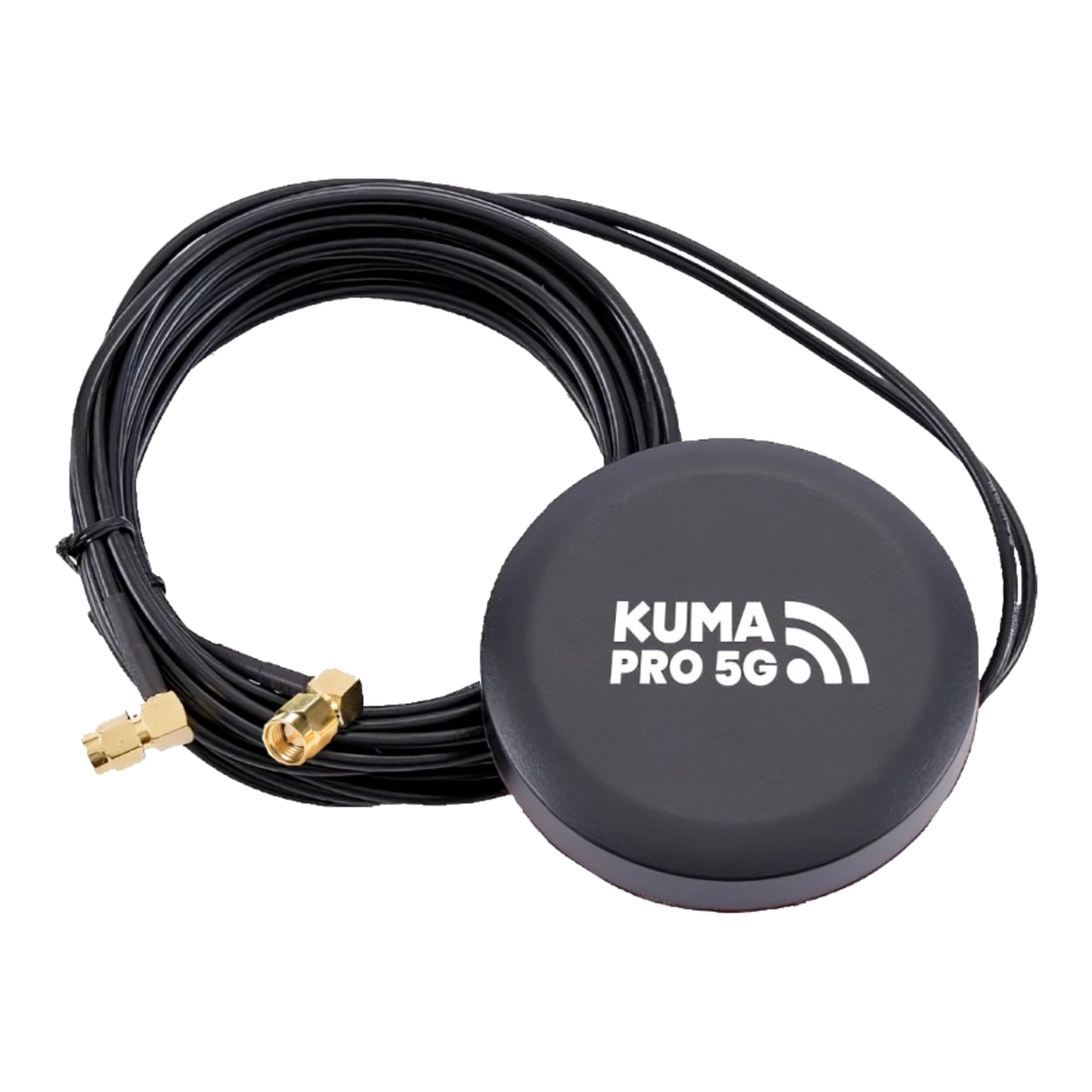 KUMA PRO 5G Antenna for Router Modem Gateway Mobile Hotspot - High Gain Omnidirectional 2x2 MiMo LTE 4G Antenna Outdoor for Caravan Motorhome - Compatible with Vodafone EE O2 Three - SMA Connectors