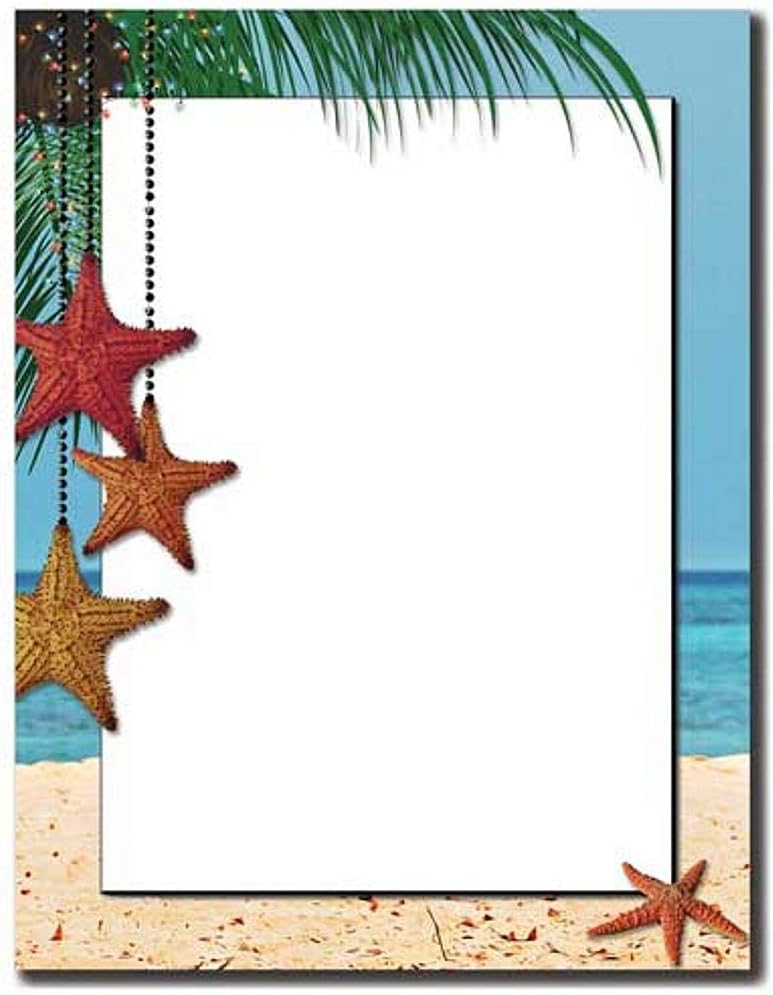 Holiday Stars Letterhead Laser & Inkjet Printer Paper, 100pk