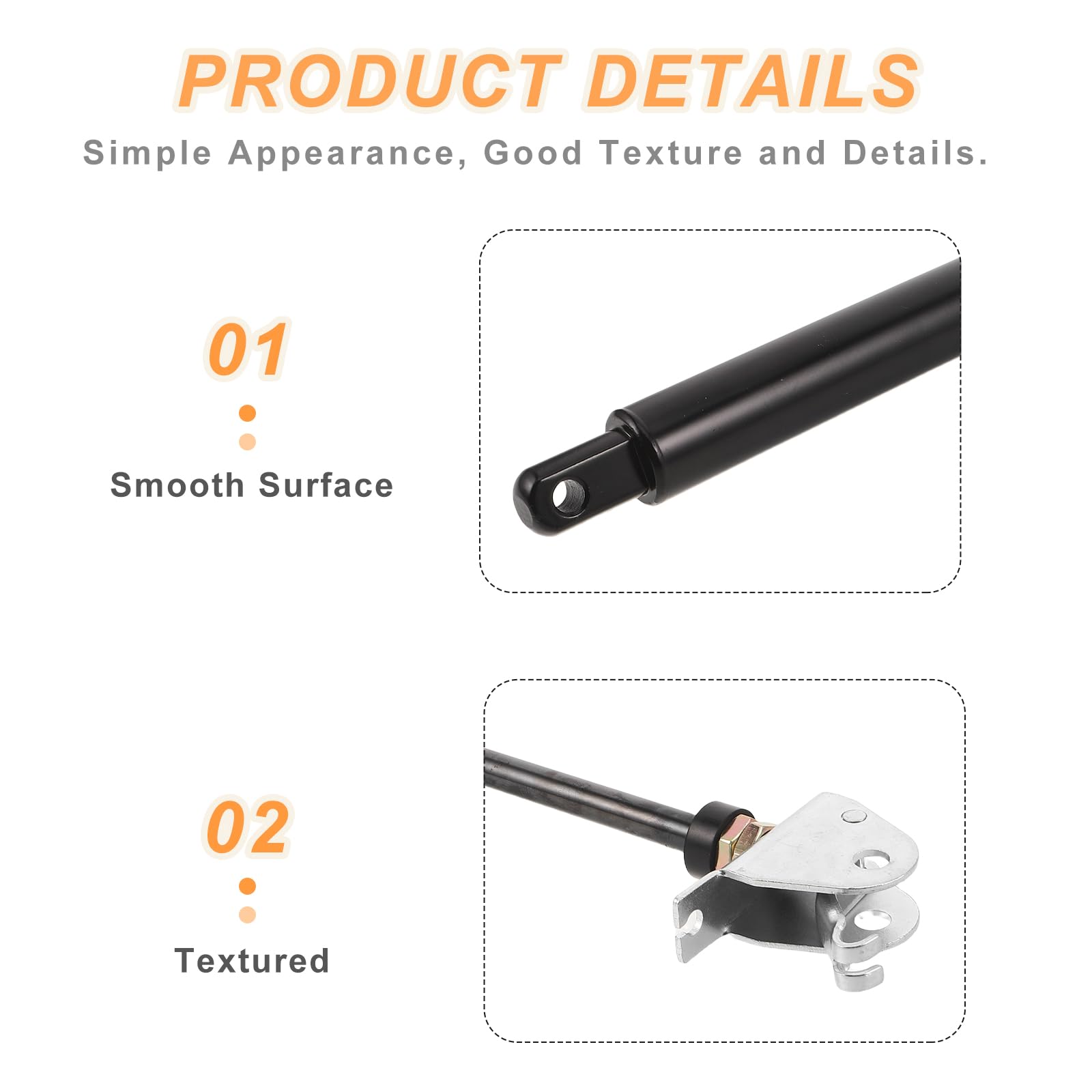 Gasdruckfeder Stuhlzylinder Hydraulisch Robustes Ersatzteil für Friseurstuhl und Bürostuhl Höhenverstellbare Pumpenstange für Salon und Massage Rückenlehne