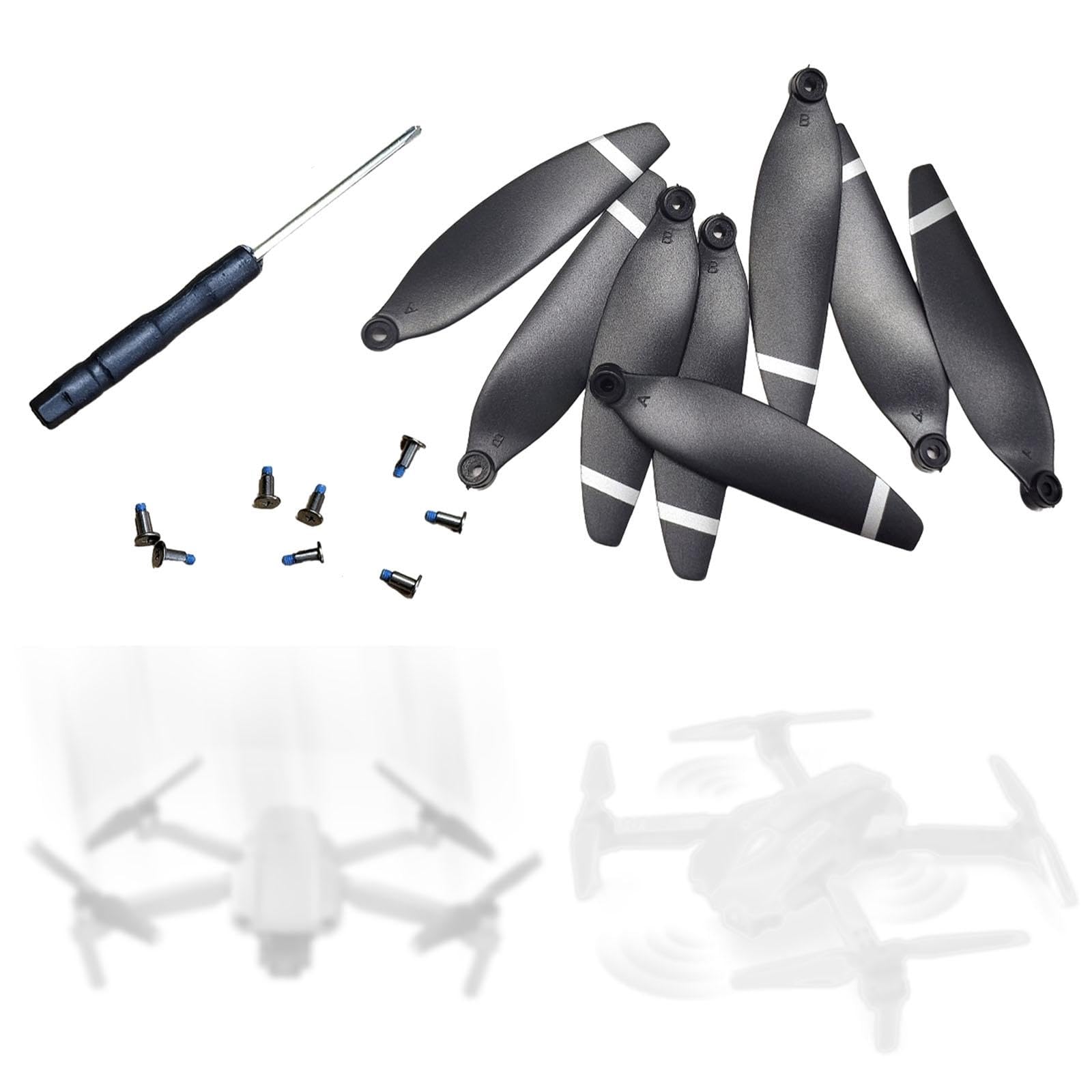 8 Hélices De Repuesto De 5,8 Cm Para Drones K918, SG108, E88 Y Más – Fáciles De Instalar, Ligeras Y Resistentes – Color Blanco