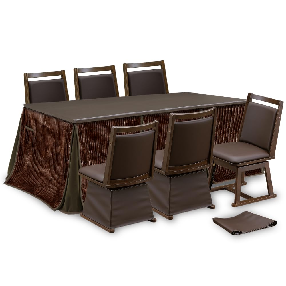 Amazon.co.jp : こたつ 6人用暖卓 コタツテーブル こたつセット 長方形