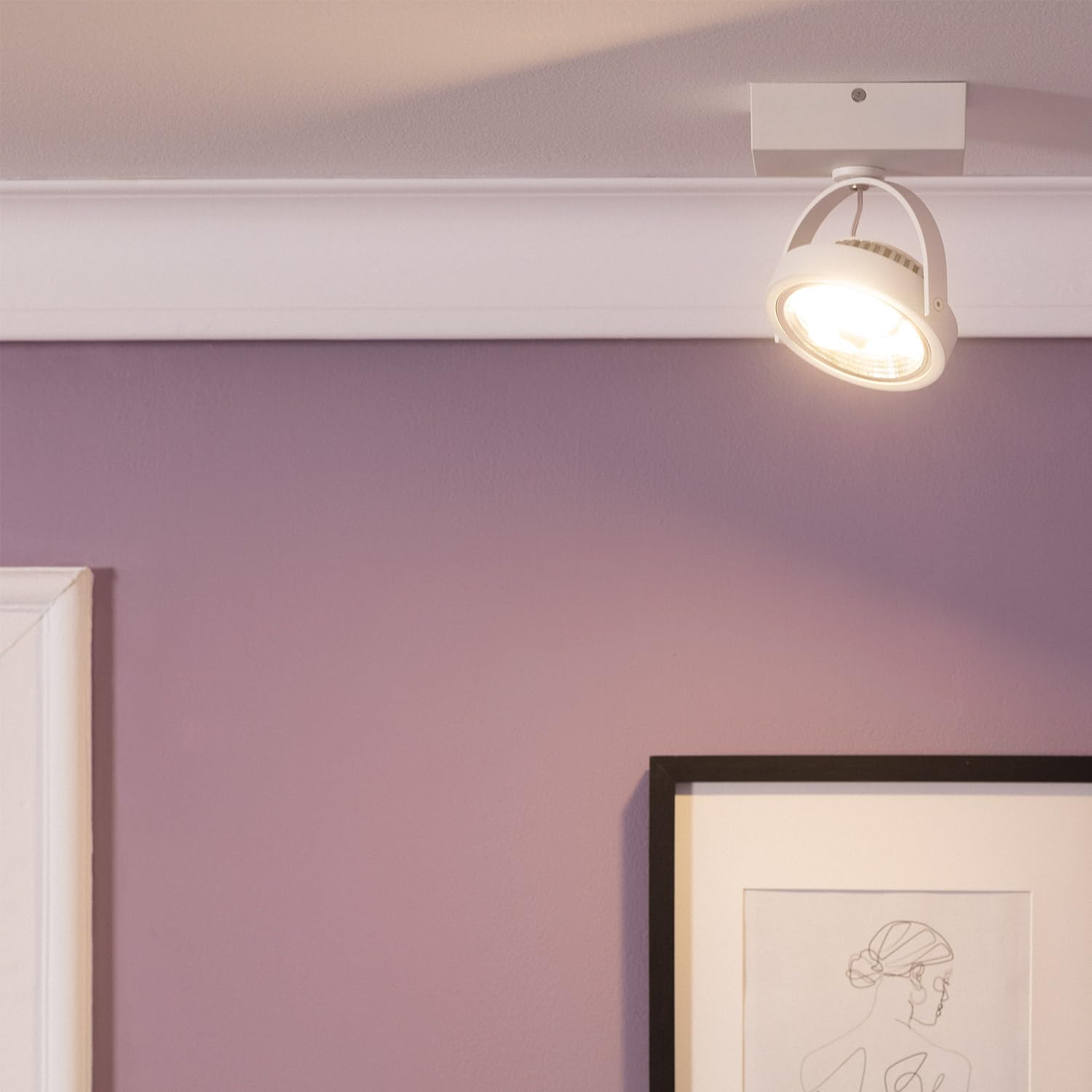 LEDKIA LIGHTING - Foco LED 15W CREE Direccionable | Regulable AR111 | Blanco Cálido 2700K | 800 lm | Rotación 350º | Aluminio PC, Multicolor
